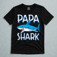 Papa Shark Family Matching Dad Daddy Jawsome T-Shirt