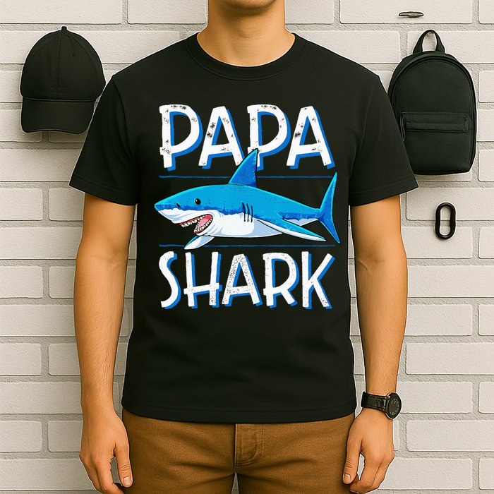 Papa Shark Family Matching Dad Daddy Jawsome T-Shirt