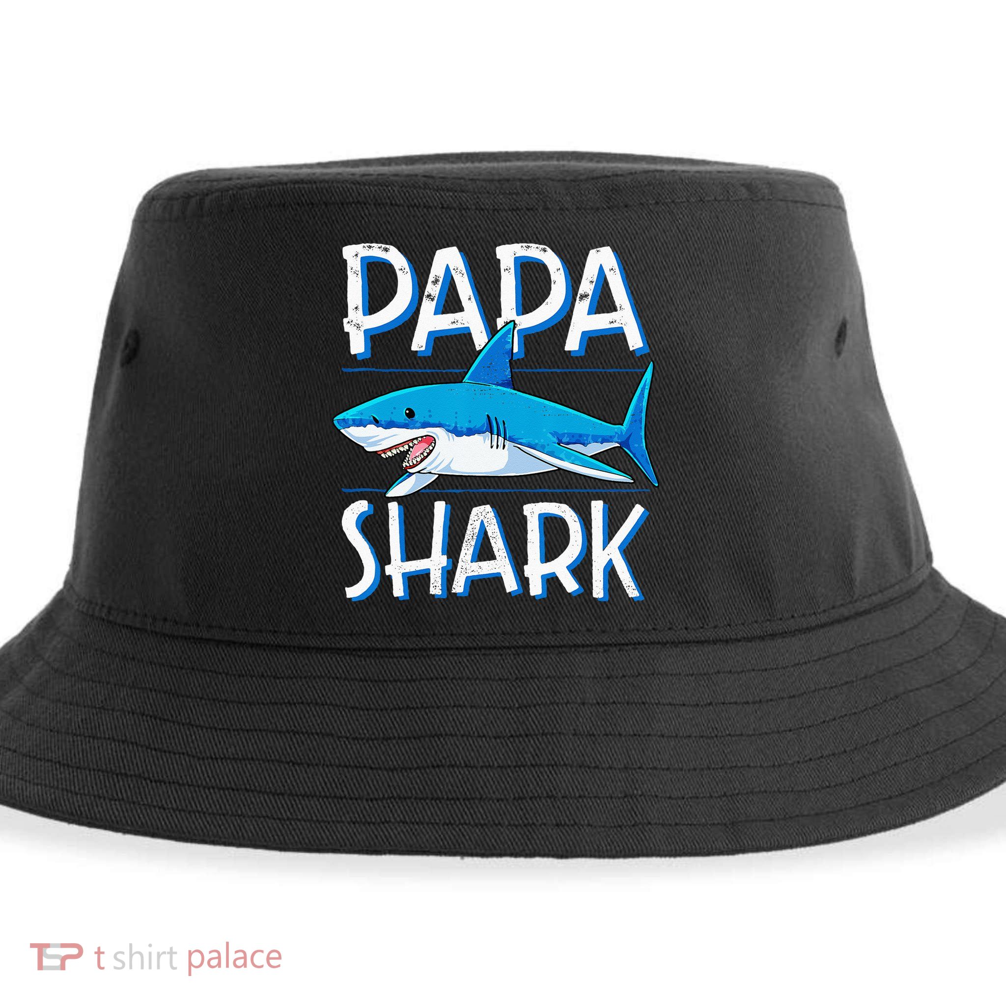 Papa Shark Family Matching Dad Daddy Jawsome Sustainable Bucket Hat