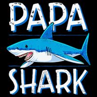Papa Shark Family Matching Dad Daddy Jawsome Drawstring Bag
