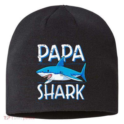 Papa Shark Family Matching Dad Daddy Jawsome Sustainable Beanie