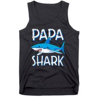 Papa Shark Family Matching Dad Daddy Jawsome Tank Top