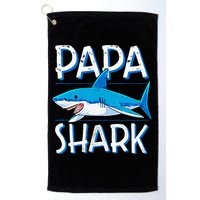Papa Shark Family Matching Dad Daddy Jawsome Golf Towel