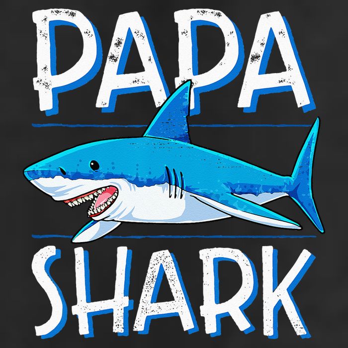 Papa Shark Family Matching Dad Daddy Jawsome Golf Towel