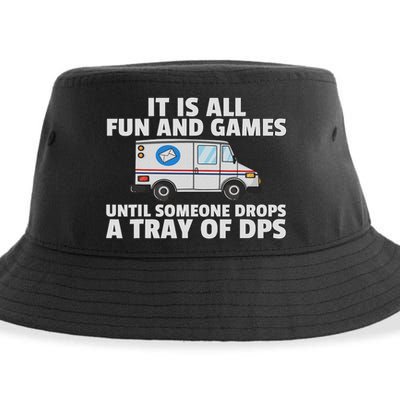 Postal Service For Mailman Us Postman Worker Sustainable Bucket Hat