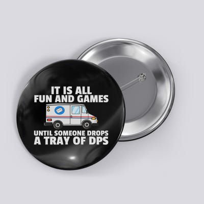 Postal Service For Mailman Us Postman Worker Button