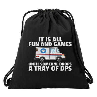 Postal Service For Mailman Us Postman Worker Drawstring Bag