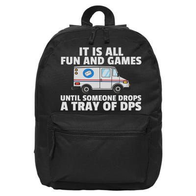 Postal Service For Mailman Us Postman Worker 16 in Basic Backpack
