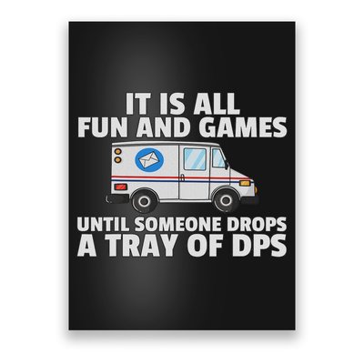 Postal Service For Mailman Us Postman Worker Poster