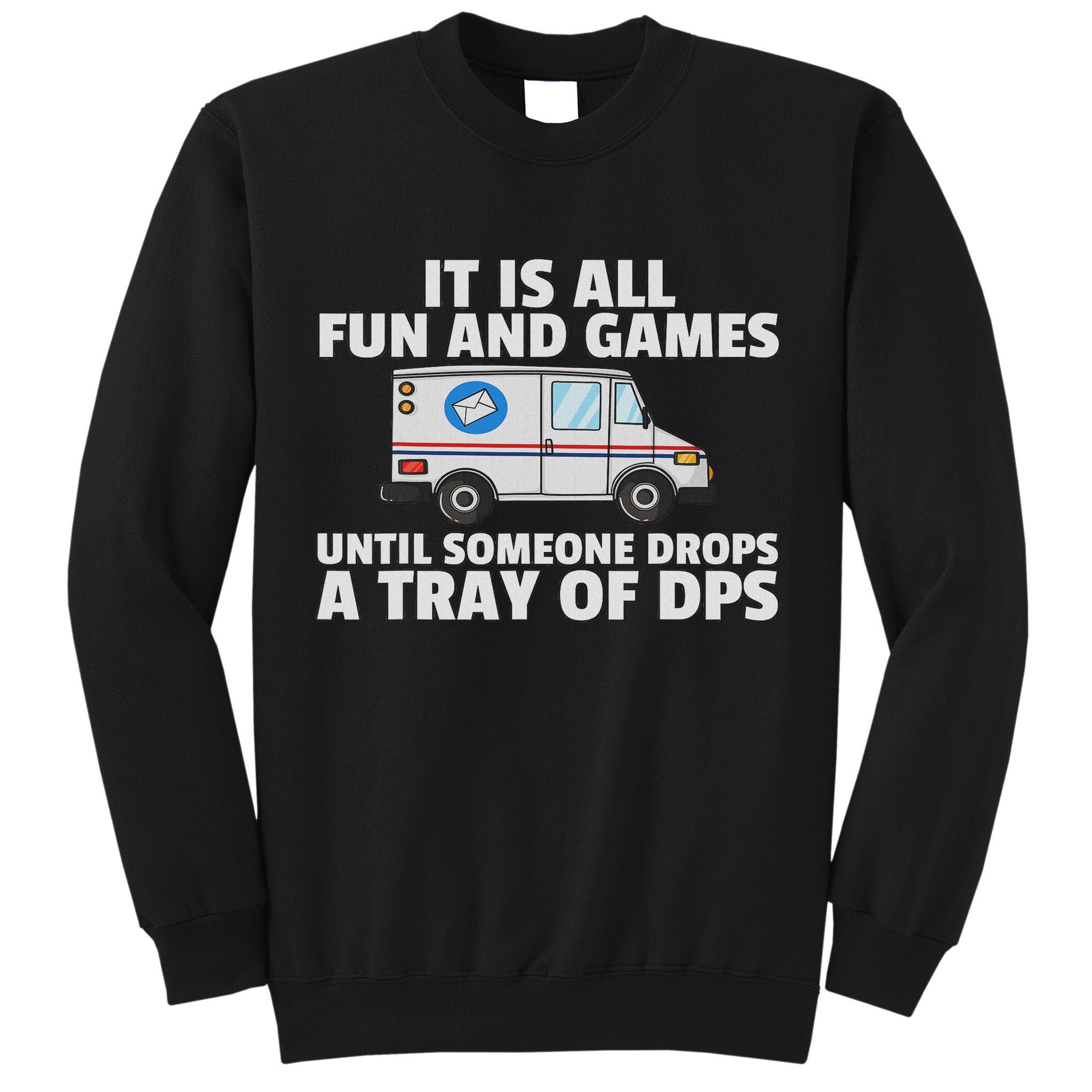 Postal Service For Mailman Us Postman Worker Tall Sweatshirt