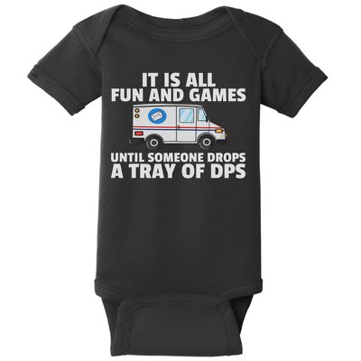Postal Service For Mailman Us Postman Worker Baby Bodysuit