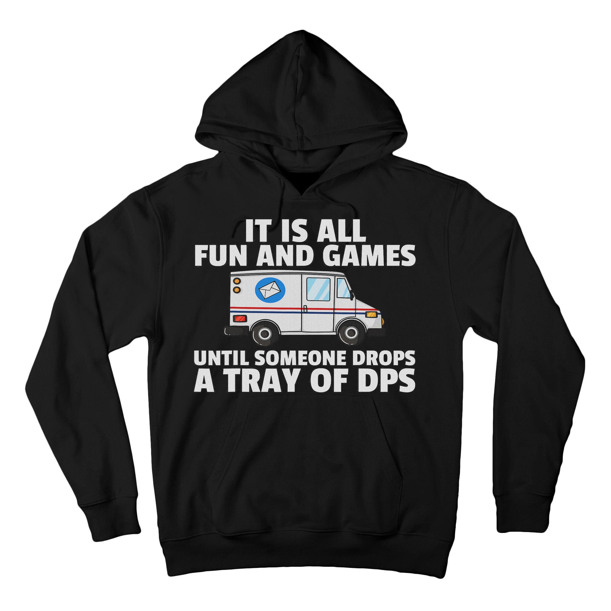 Postal Service For Mailman Us Postman Worker Tall Hoodie