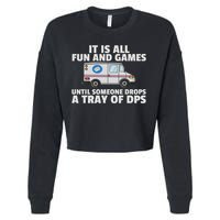 Postal Service For Mailman Us Postman Worker Cropped Pullover Crew