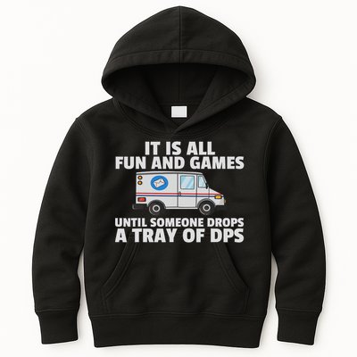 Postal Service For Mailman Us Postman Worker Kids Hoodie