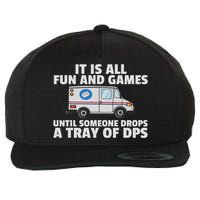 Postal Service For Mailman Us Postman Worker Wool Snapback Cap