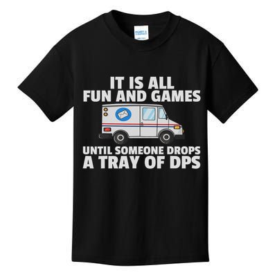 Postal Service For Mailman Us Postman Worker Kids T-Shirt