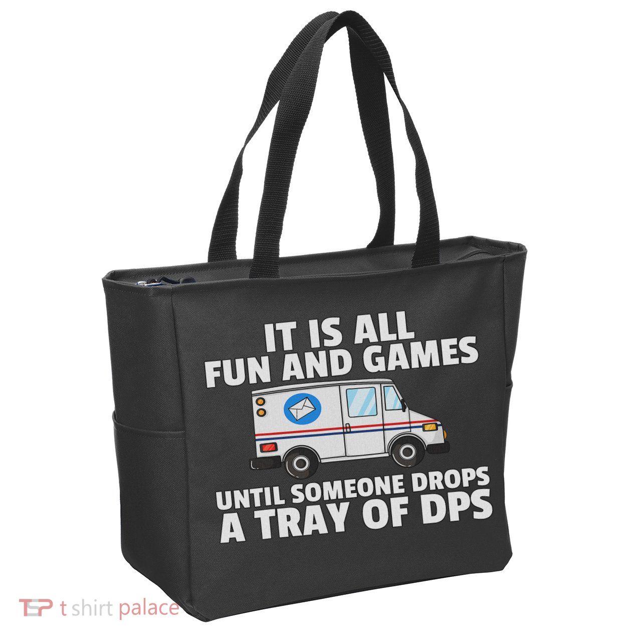 Postal Service For Mailman Us Postman Worker Zip Tote Bag