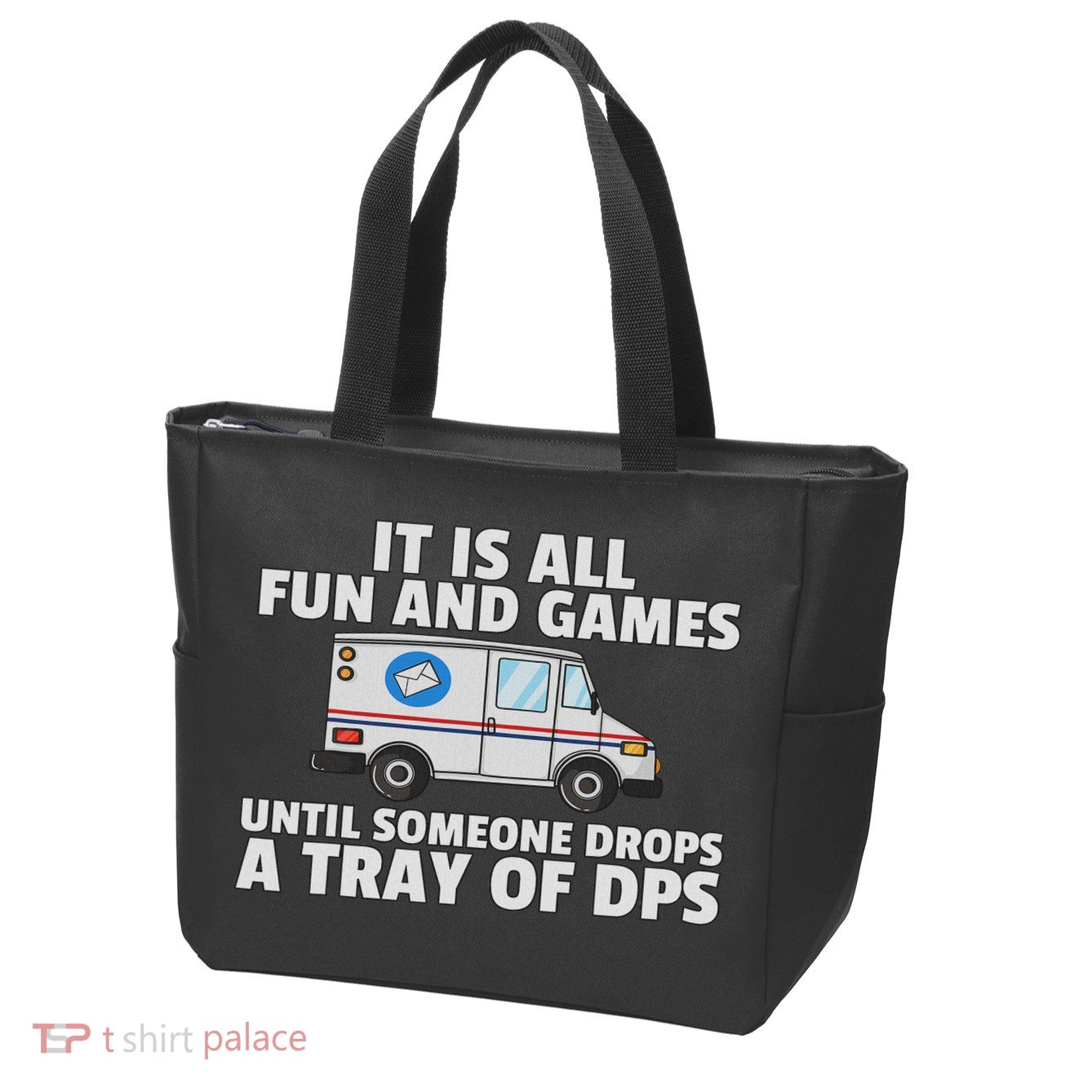 Postal Service For Mailman Us Postman Worker Zip Tote Bag