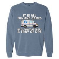 Postal Service For Mailman Us Postman Worker Garment-Dyed Sweatshirt