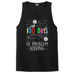 Problem Solving Funny Math Teacher 100 Days Of School Funny Gift PosiCharge Competitor Tank