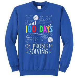 Problem Solving Funny Math Teacher 100 Days Of School Funny Gift Sweatshirt