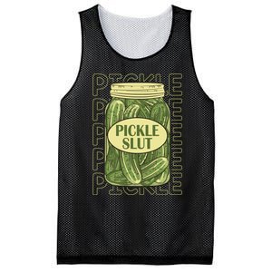 Pickle Slut Funny Pickle Slut Who Loves Pickles Apaprel Mesh Reversible Basketball Jersey Tank