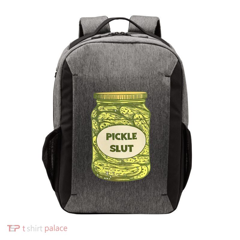 Pickle Slut Funny Canned Pickles Vector Backpack