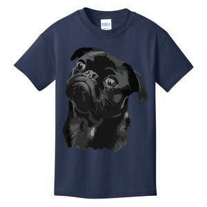 Pug Shirts For Dog Mom Dad Funny Cute Black Pug Kids T-Shirt