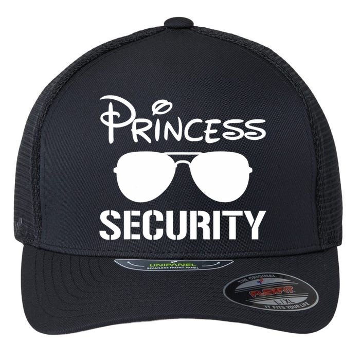 Princess Security Funny Birthday Halloween Party Flexfit Unipanel Trucker Cap