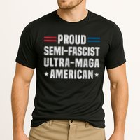 Proud Semi Fascist Ultra Maga American Funny Patriotic Cooling Performance Crew T-Shirt