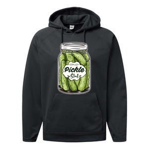 Pickle Slut Funny Pickle Slut Who Loves Pickles Apaprel Performance Fleece Hoodie