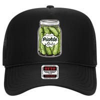 Pickle Slut Funny Pickle Slut Who Loves Pickles Apaprel High Crown Mesh Back Trucker Hat