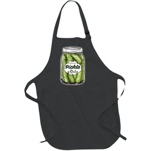 Pickle Slut Funny Pickle Slut Who Loves Pickles Apaprel Full-Length Apron With Pockets