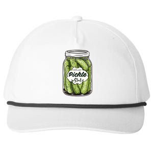 Pickle Slut Funny Pickle Slut Who Loves Pickles Apaprel Snapback Five-Panel Rope Hat