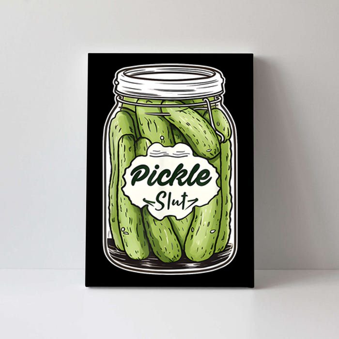 Pickle Slut Funny Pickle Slut Who Loves Pickles Apaprel Canvas