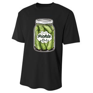 Pickle Slut Funny Pickle Slut Who Loves Pickles Apaprel Performance Sprint T-Shirt