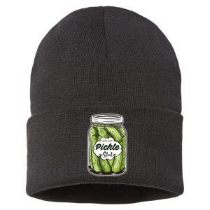 Pickle Slut Funny Pickle Slut Who Loves Pickles Apaprel Sustainable Knit Beanie