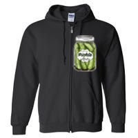 Pickle Slut Funny Pickle Slut Who Loves Pickles Apaprel Full Zip Hoodie