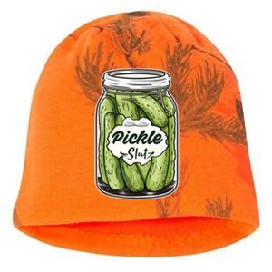 Pickle Slut Funny Pickle Slut Who Loves Pickles Apaprel Kati - Camo Knit Beanie