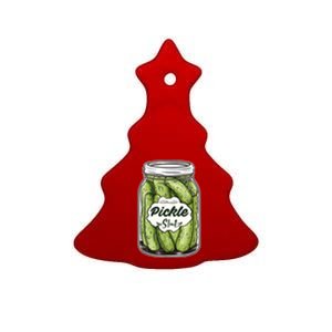 Pickle Slut Funny Pickle Slut Who Loves Pickles Apaprel Ceramic Tree Ornament