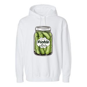 Pickle Slut Funny Pickle Slut Who Loves Pickles Apaprel Garment-Dyed Fleece Hoodie