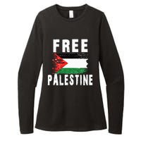 Palestine Strong funny isreal flag Womens CVC Long Sleeve Shirt