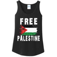 Palestine Strong funny isreal flag Ladies Essential Tank