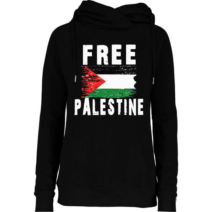 Palestine Strong funny isreal flag Womens Funnel Neck Pullover Hood