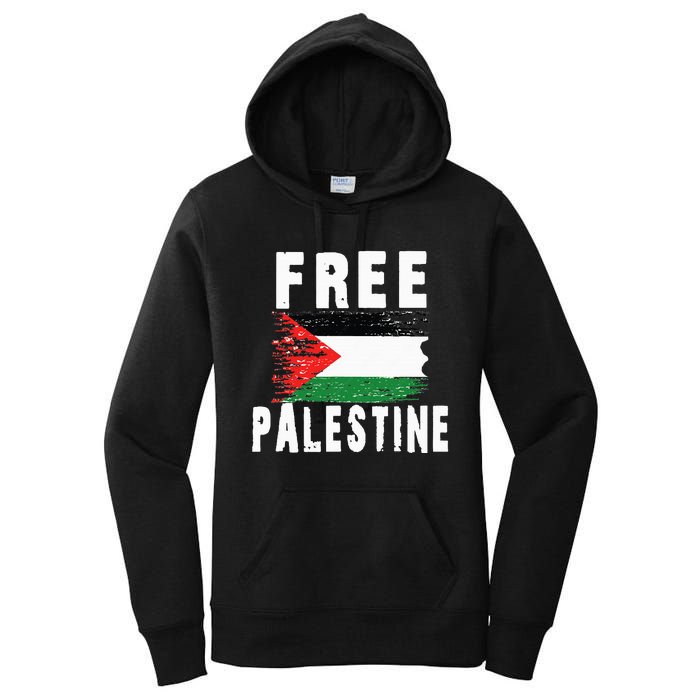 Palestine Strong funny isreal flag Women's Pullover Hoodie