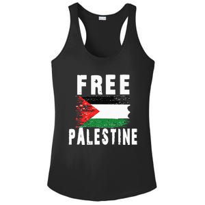 Palestine Strong funny isreal flag Ladies PosiCharge Competitor Racerback Tank