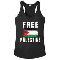 Palestine Strong funny isreal flag Ladies PosiCharge Competitor Racerback Tank