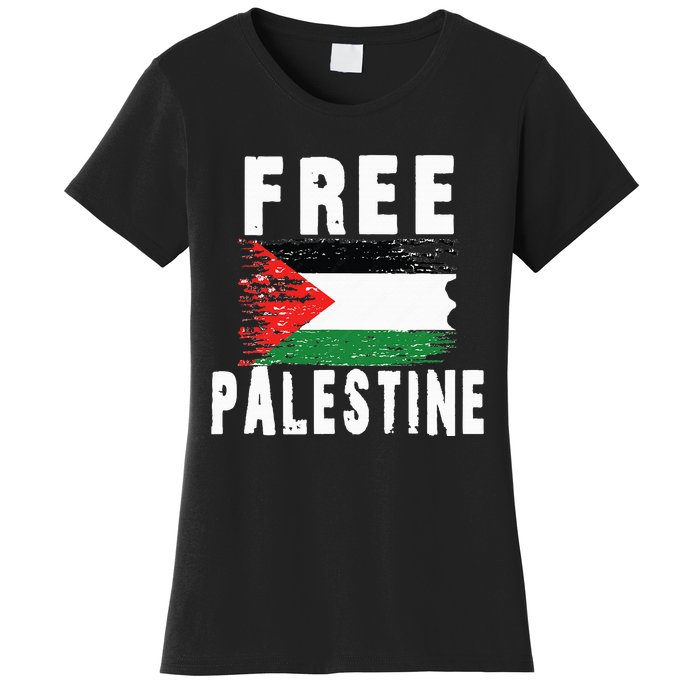 Palestine Strong funny isreal flag Women's T-Shirt