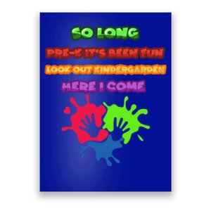 PreK School Funny Kindergarten Gift Poster