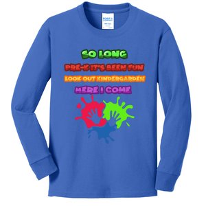 PreK School Funny Kindergarten Gift Kids Long Sleeve Shirt